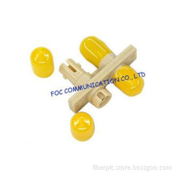 SC - FC , FC - ST Hybrid Plastic fiber optic cable adapter